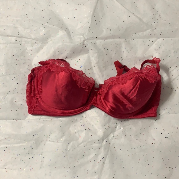 Victoria's Secret Other - Vintage Victoria secret 36d red push up bra